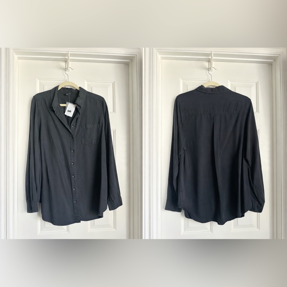 Torrid Lizzie TENCEL™ Button-Down Shirt - (12/14) - Picture 3 of 5